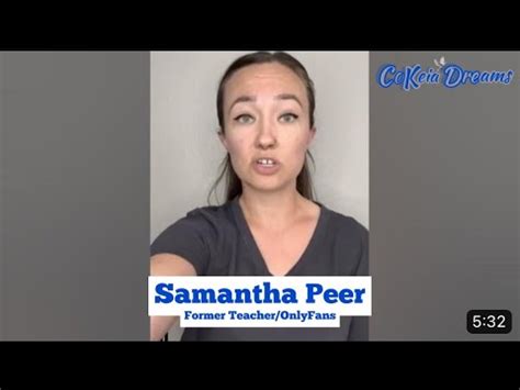 samantha peer only fans|Two Arizona teachers lose jobs after filming adult content in。